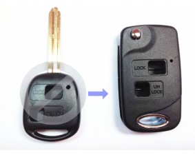 Выкидной ключ Toyota 2 кнопки